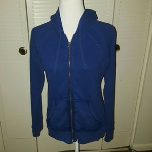 🎀Blue zip up hoodie🎀